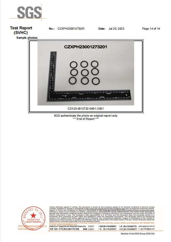 NBR FKM EPDM CR O-RING السيليكونية لتطبيقات السيارات والفضاء 13
