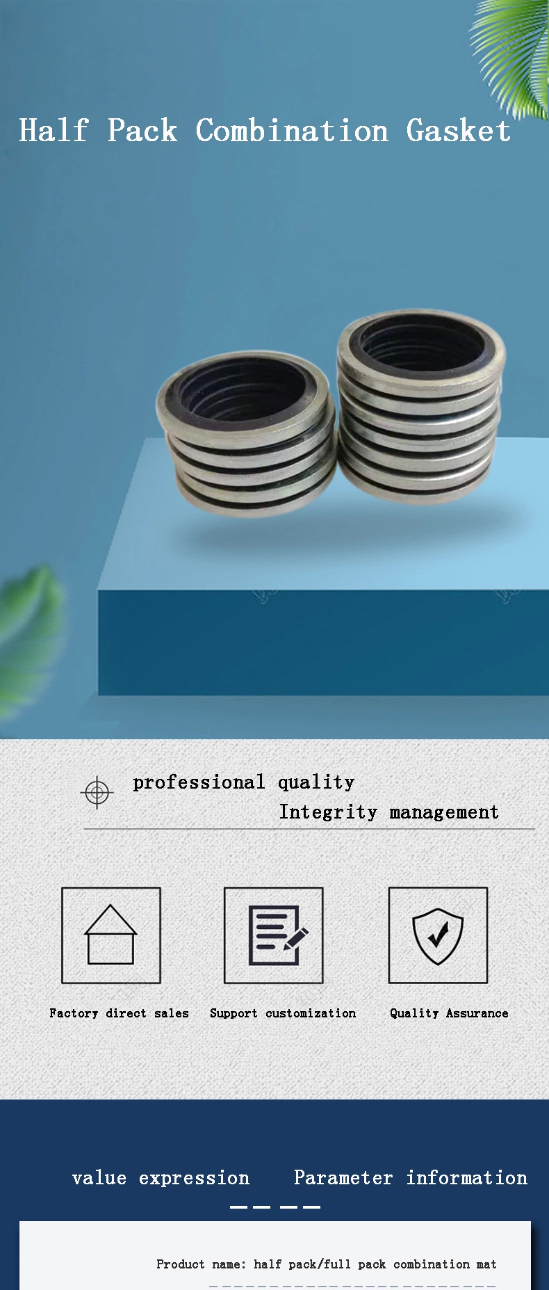 أجهزة غسيل التختم المرتبطة بالغسيل من الصلب الكربوني النيتريل المطاطي 0