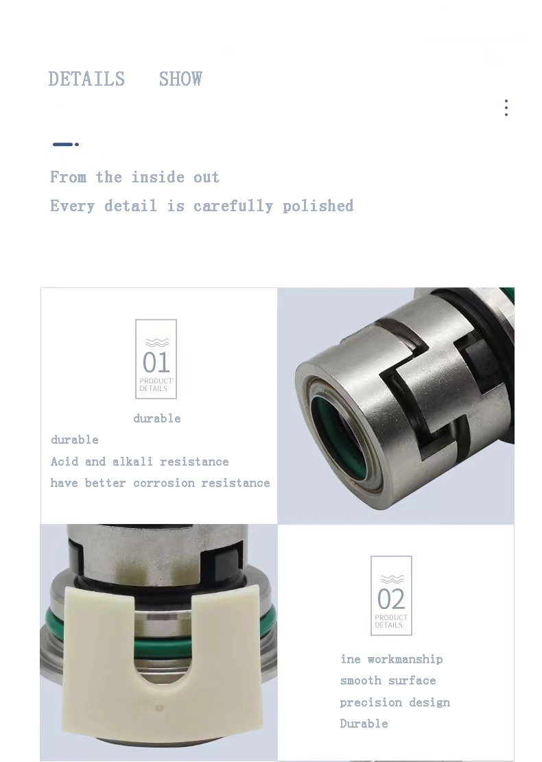 مضخة الختم الميكانيكي 12/14/16/18/22/32 مضخة متعددة المراحل مع عدد كبير من الختم الميكانيكي 1